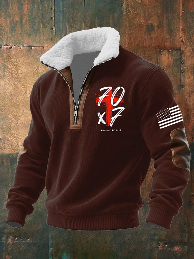 Men's Faith Textured Sweatshirt