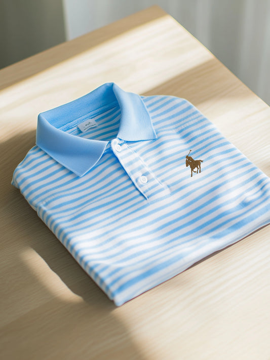 Men's Classic Business Old Money Button Short Sleeve Polo Shirt