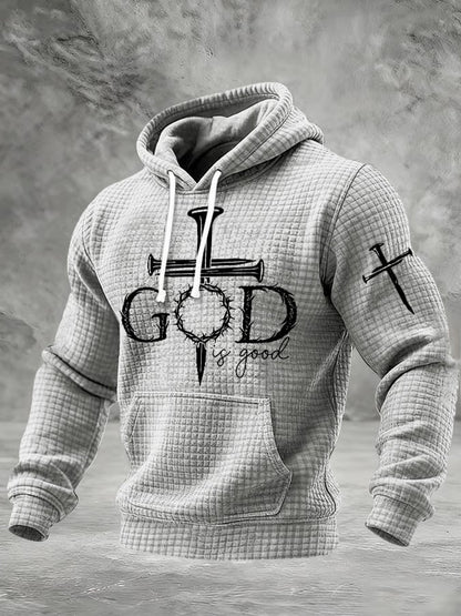 Men'S Casual Printed Hooded Sweatshirt-Fast Shipping