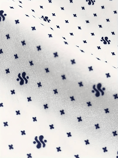 Men's Geometric Business Casual Shirt