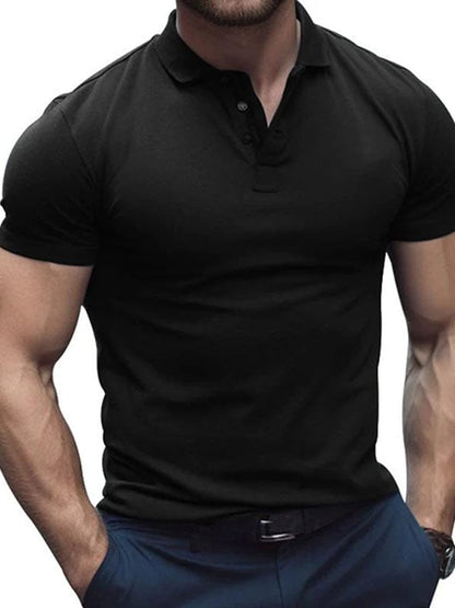 Short-sleeved CasualBusiness Style Polo Shirt