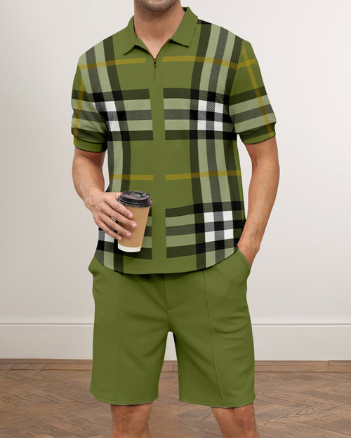 Men's Casual Summer POLO Set 041