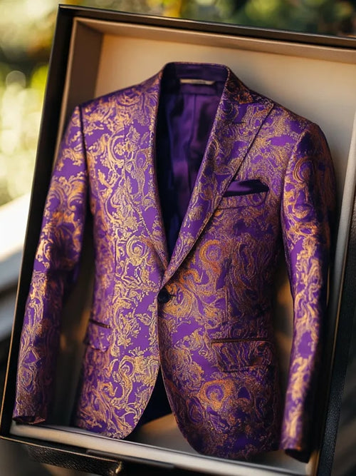 Men's Luxury Business Velvet Blazers