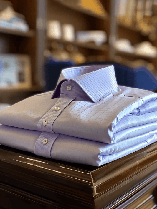 Men's Silk Business Luxury Long Sleeve Shirt
