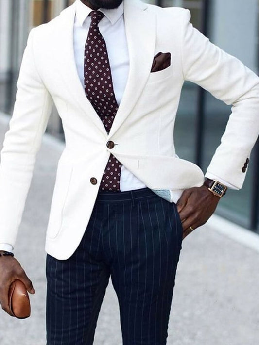 Men's Casual Stylish Printed Suit