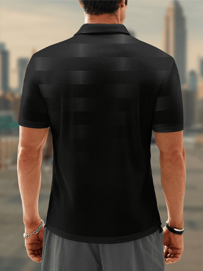 Moisture Wicking Chest Pocket Casual Polo