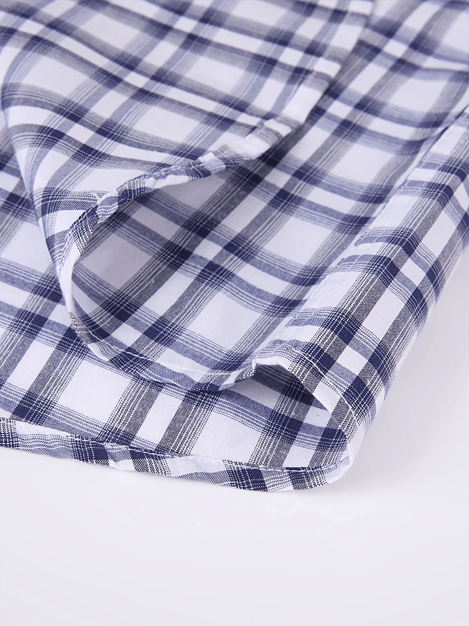 Men's Plaid Business Casual Shirt
