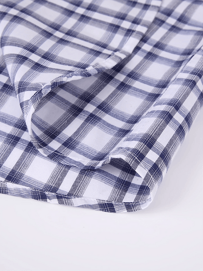 Men's Plaid Business Casual Shirt