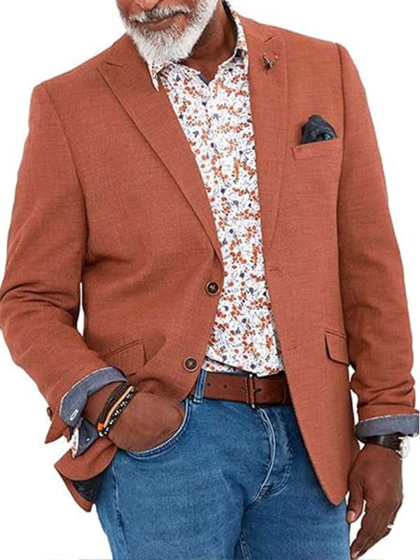 Men's Casual Stylish Printed Suit