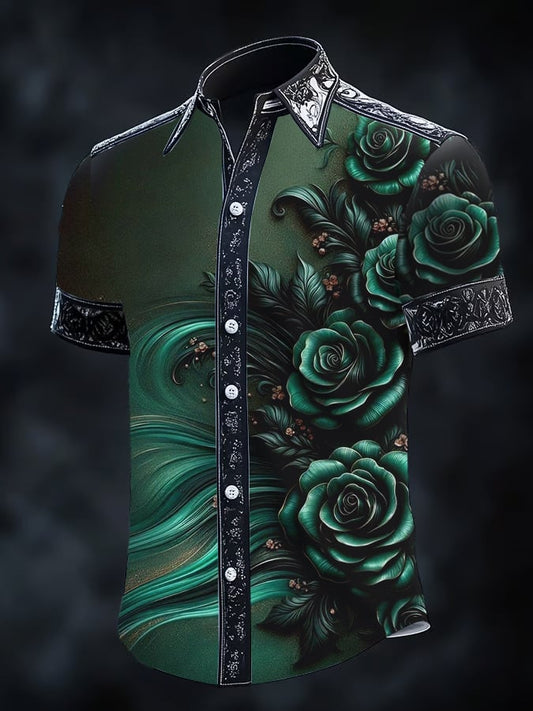 Men's Retro Gothic Dark Shirt