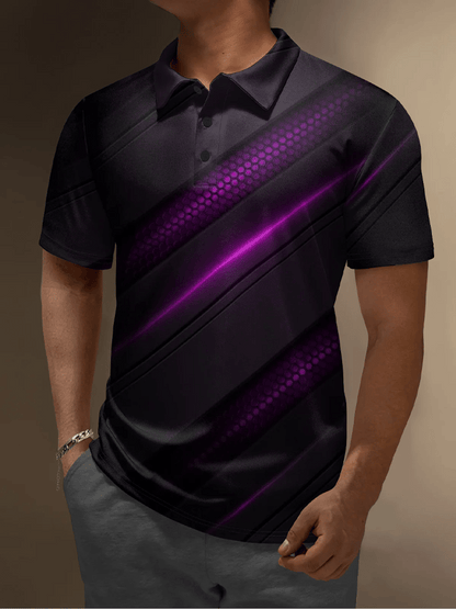Casual Men'S Zipper Polo