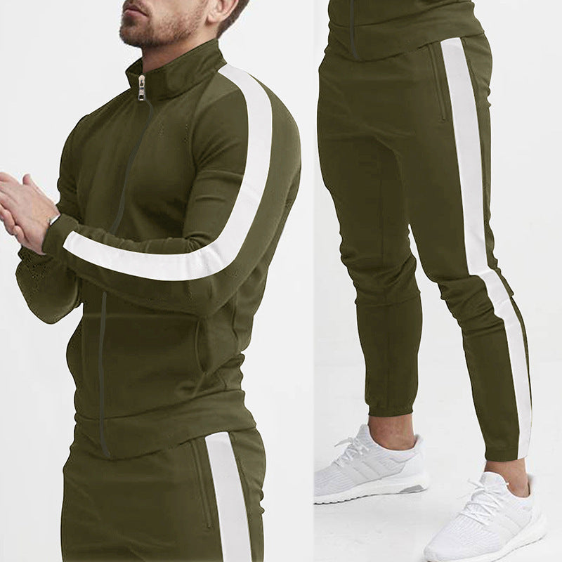 Men's Color Block 2-Piece Tracksuit