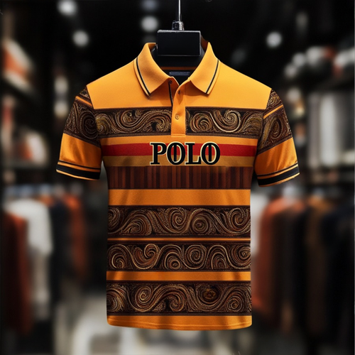 Luxury Business Casual Vacation Short Sleeve POLO Shirt