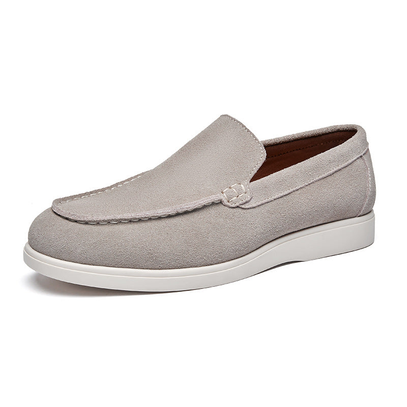 Men's British Style Suede Leather Nubuck Loafers