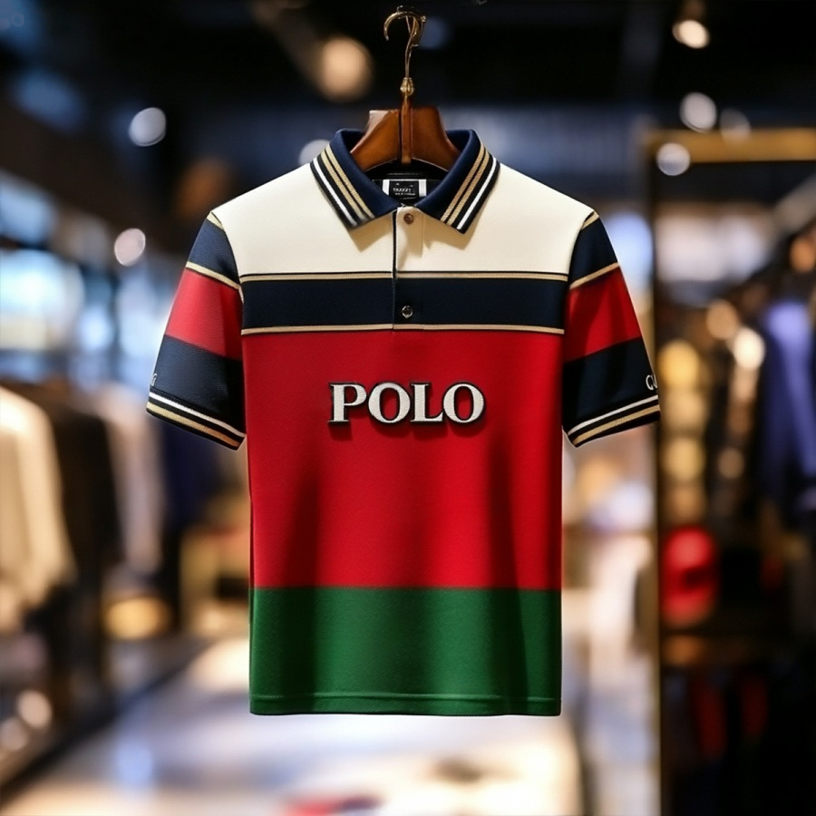 Luxury Business Casual Vacation Short Sleeve POLO Shirt