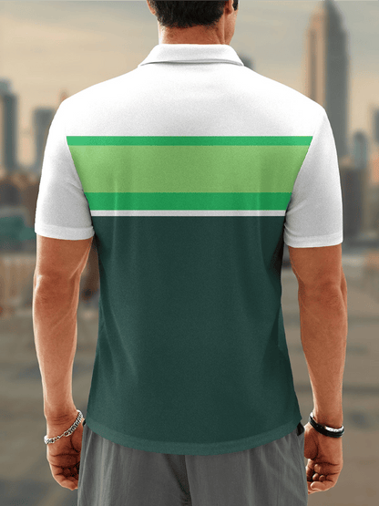 Moisture Wicking Chest Pocket Casual Polo