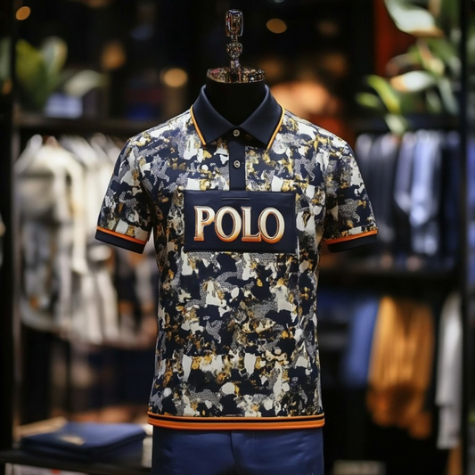 Luxury Business Casual Vacation Short Sleeve POLO Shirt