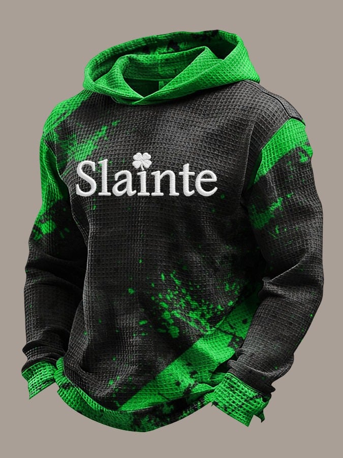 Men's St Patrick's Day Print Casual Hoodie