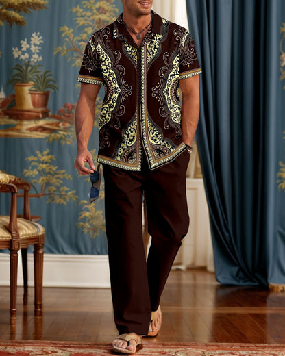 Rianmond Men's Gorgeous Patterns Walking Suit