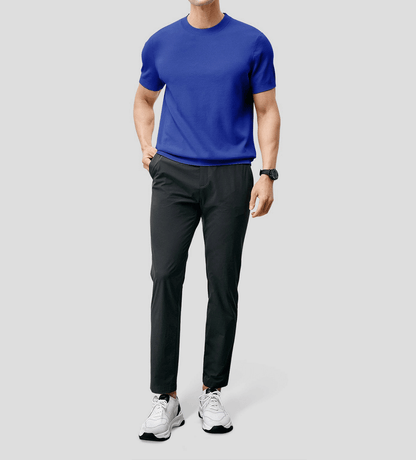 GentleKnit Short Sleeve Knitted T-Shirt