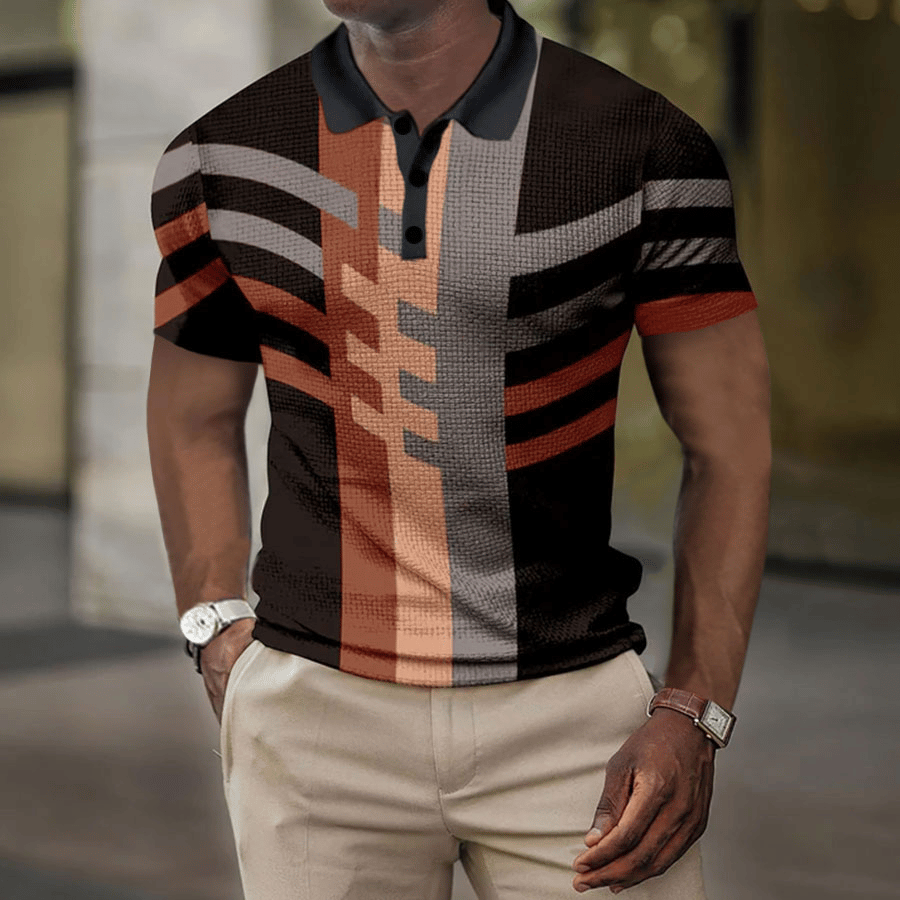 Men's Business Casual Polo Shirt
