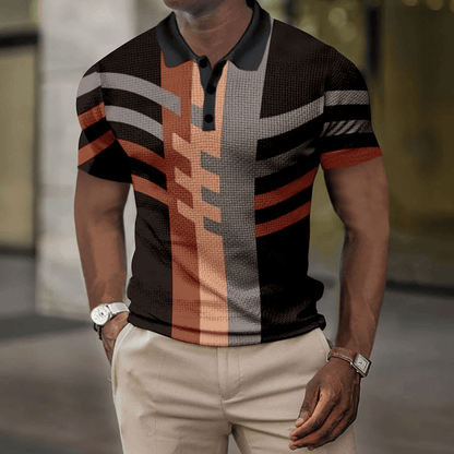 Men's Business Casual Polo Shirt