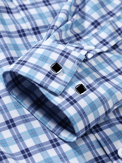 Men's Plaid Business Casual Shirt