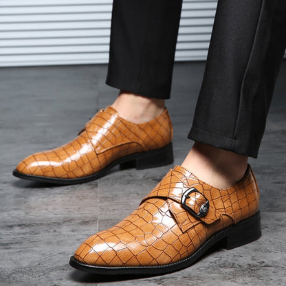 Men'S Business Formal Buckle Shoes