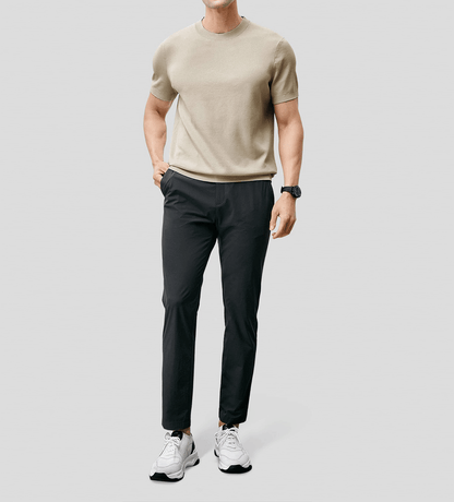 GentleKnit Short Sleeve Knitted T-Shirt