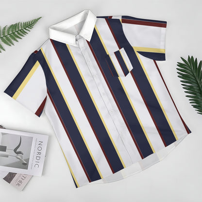 Mens Print Casual Short Sleeve Shirt 2504000402