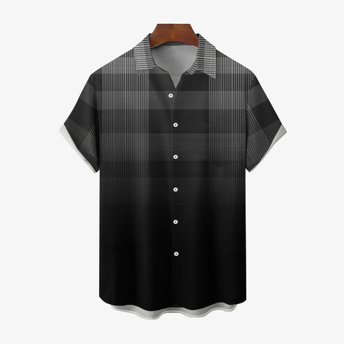 Mens Print Casual Short Sleeve Shirt 2504000404