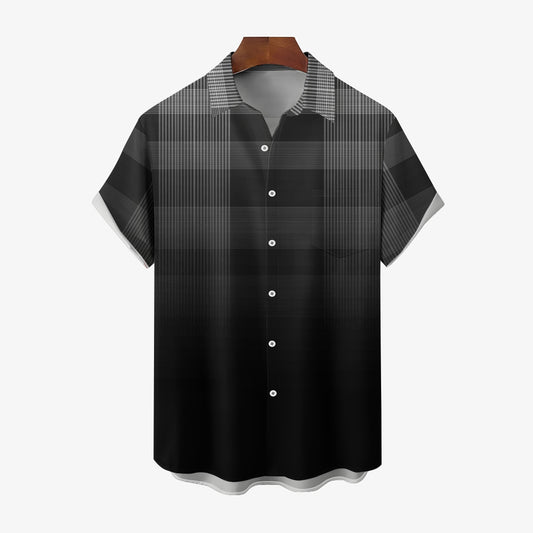Mens Print Casual Short Sleeve Shirt 2504000404