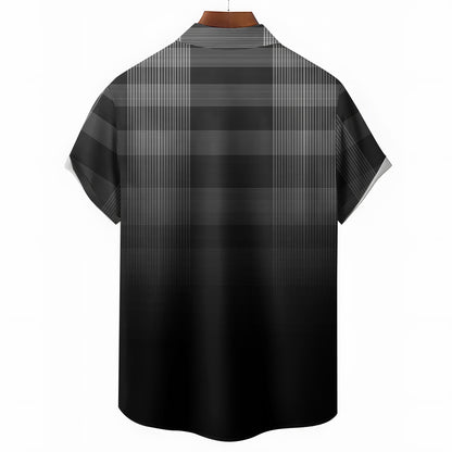 Mens Print Casual Short Sleeve Shirt 2504000404