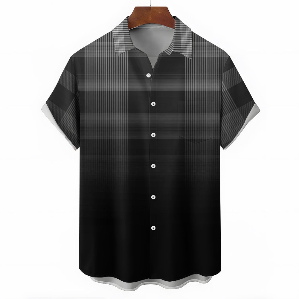 Mens Print Casual Short Sleeve Shirt 2504000404