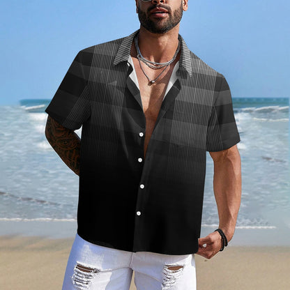 Mens Print Casual Short Sleeve Shirt 2504000404