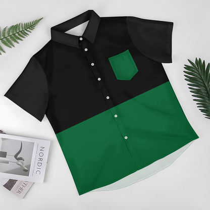Mens Print Casual Short Sleeve Shirt 2504000405