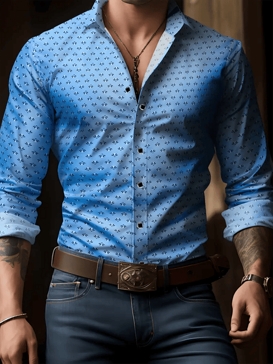 Men's Luxury Business Long Sleeve Shirt