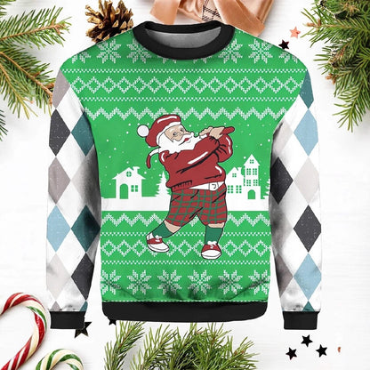 Men Fashion Autumn And Winter Graphics Christmas Casual Sweater