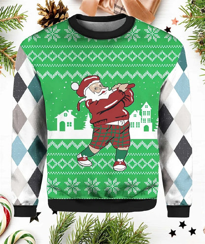 Men Fashion Autumn And Winter Graphics Christmas Casual Sweater