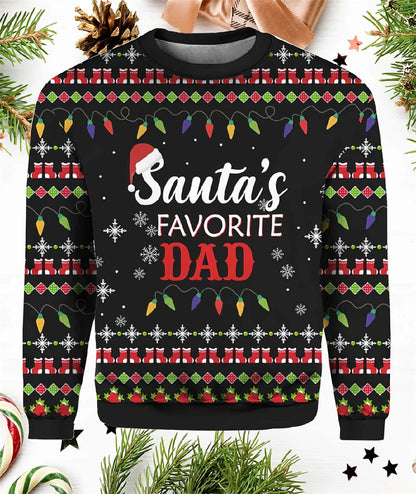 Men Fashion Autumn And Winter Graphics Christmas Casual Sweater