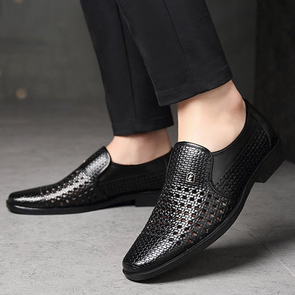 Men'S All-Match Breathable Casual Business Formal Leather Shoes