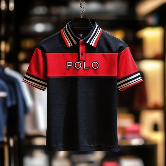 Luxury Business Casual Vacation Short Sleeve POLO Shirt