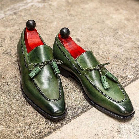 Fashionable British Style Business Casual Tassel Design Men'S Shoes