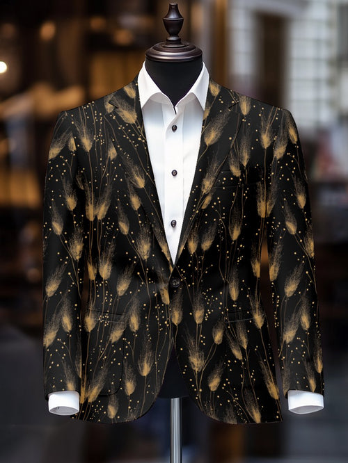 Men's Vintage Casual Paisley Blazer