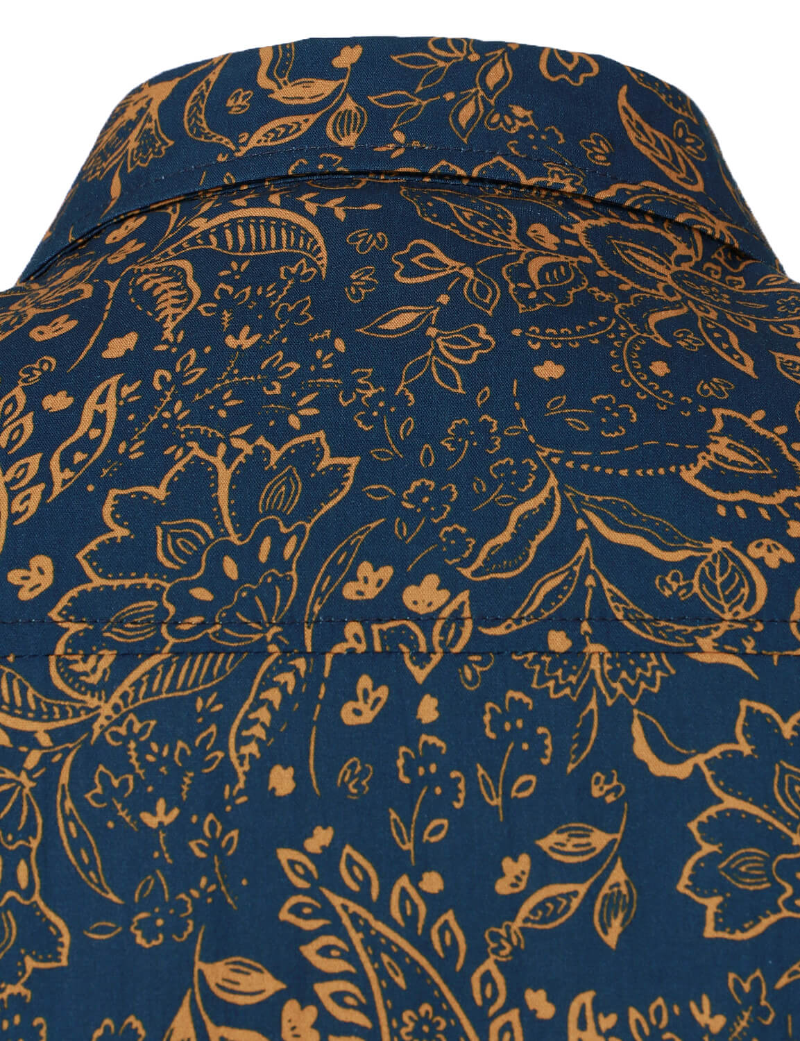 Men's Paisley Print Button Up Cotton Casual Long Sleeve Shirt
