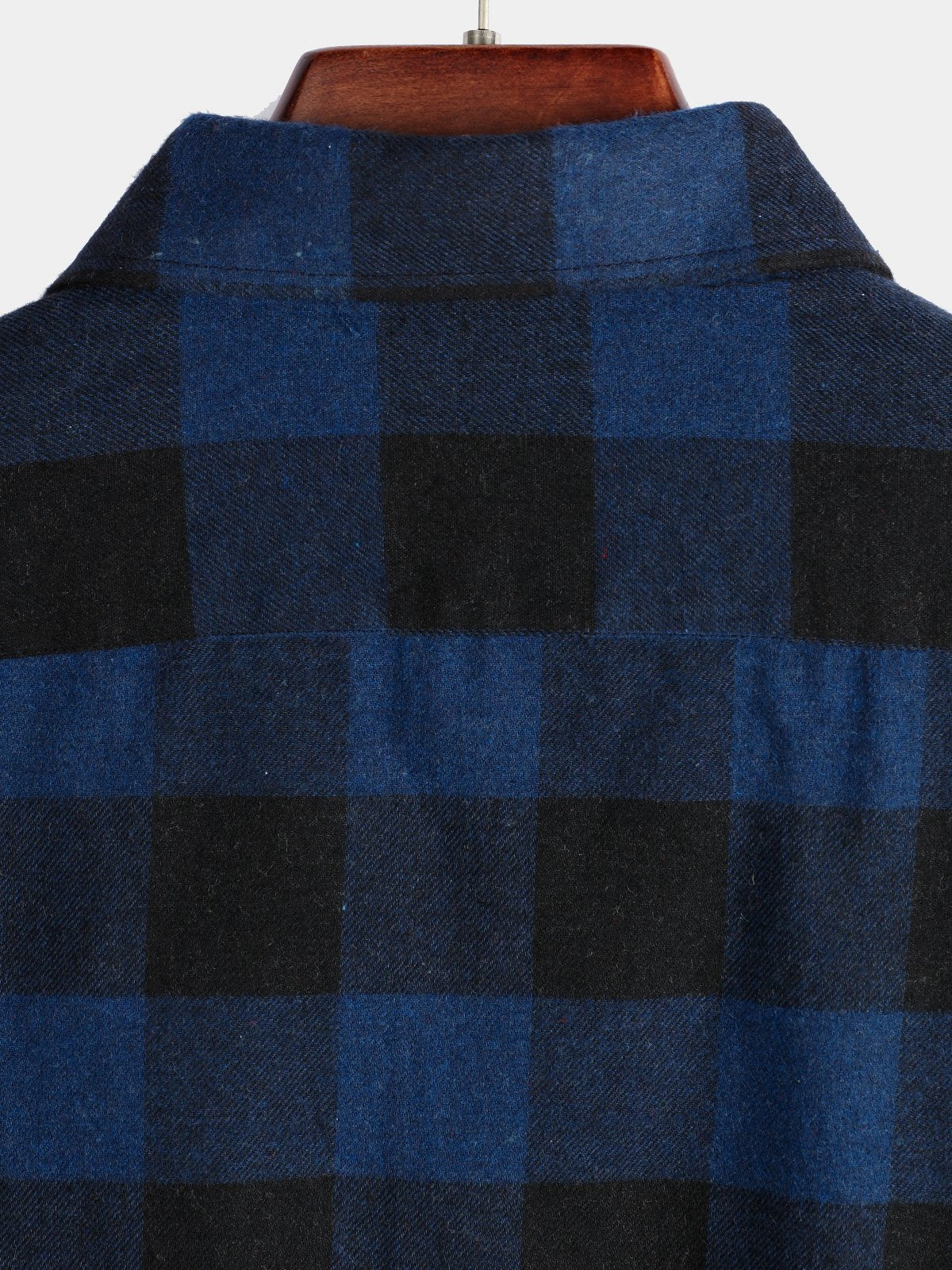 Men's Cotton Long Sleeve Plaid Shirt