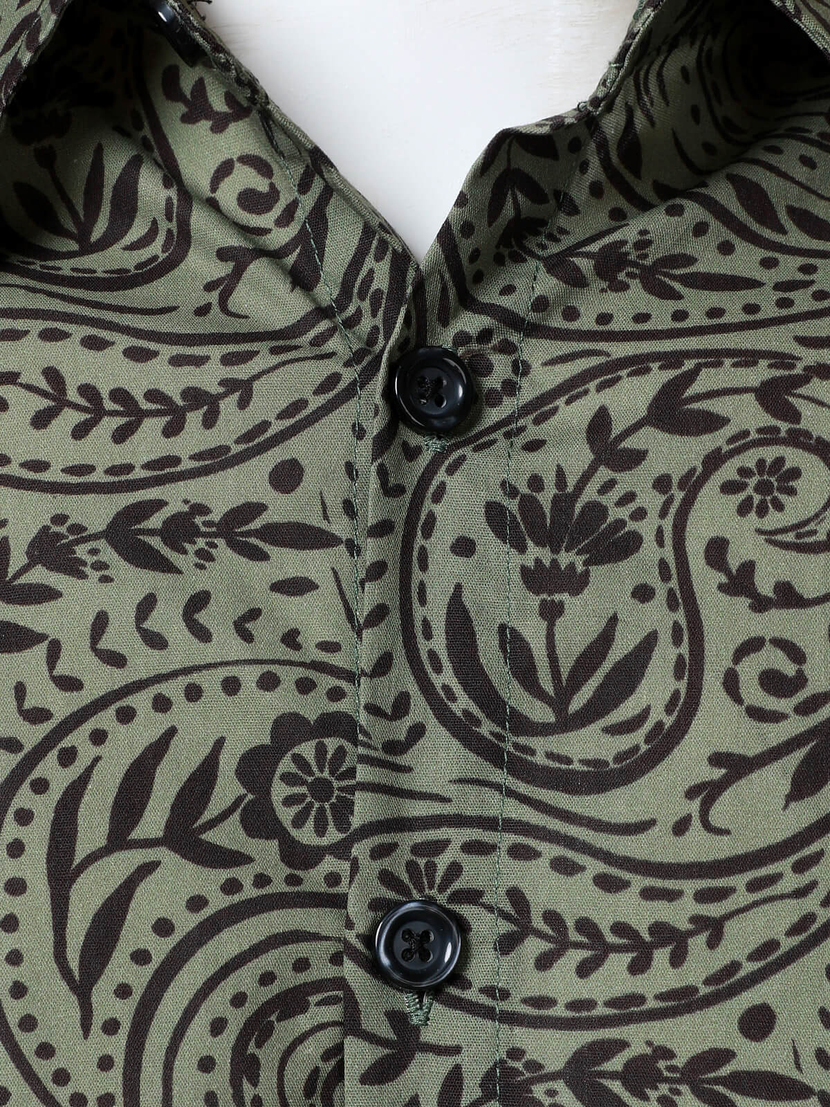 Men's Retro Paisley Cotton Breathable Long Sleeve Shirt