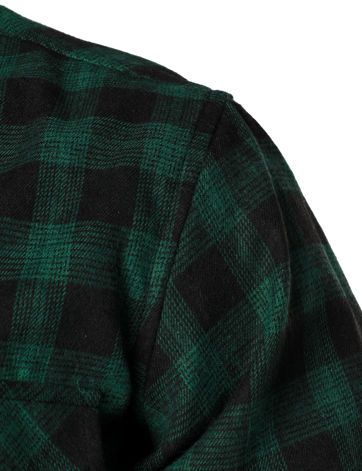 Men's Casual Plaid Double Pocket Flannel Checkered Button Up Long Sleeve Shirt