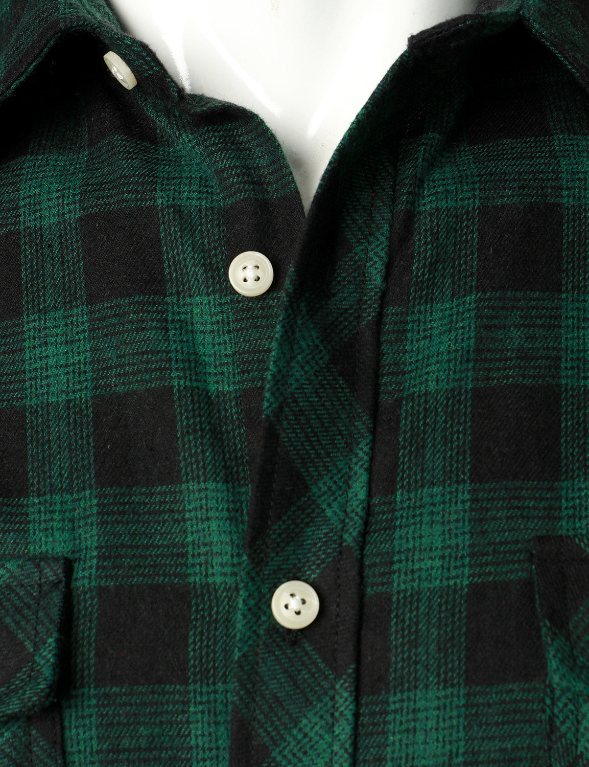 Men's Casual Plaid Double Pocket Flannel Checkered Button Up Long Sleeve Shirt