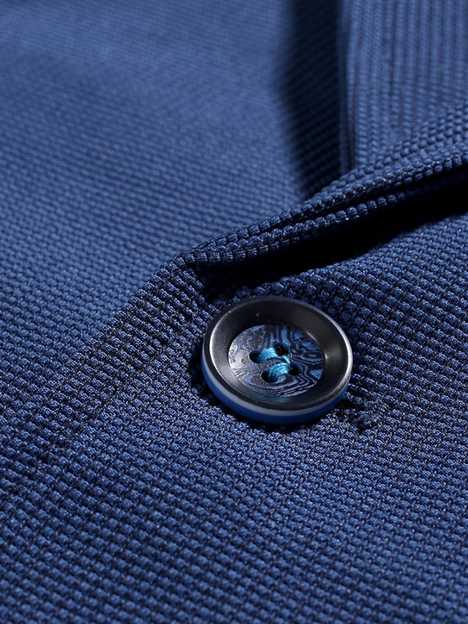 Men's Casual Fashion Two Button Waffle Blazer